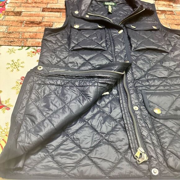 Lauren Ralph Lauren Quilted Puffer Vest M - Picture 5 of 11